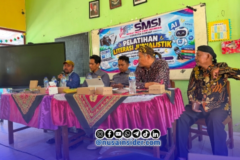 Foto. Pelatihan Literasi Jurnalistik SMS Sumenep
