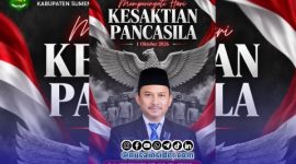 Foto. Flayer Ucapan Hari Kesaktian Pancasila dari Bappeda Sumenep
