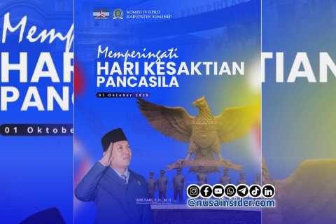Foto. Flayer Ucapan Hari Kesaktian Pancasila dari Ketua Komisi IV DPRD Sumenep, Mulyadi