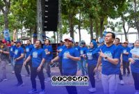 Foto. Ketua DPRD Pamekasan memakai Topi