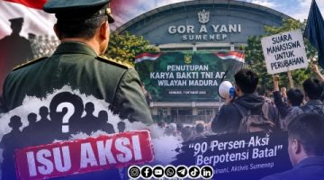 Aksi Mahasiswa Sambut dan Tolak Panglima TNI di Sumenep Dikabarkan Batal, Aktivis: Tunggu Kepastian