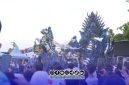 Foto. Grup Musik Tong-tong Angin Ribut Saat tampil di Gelaran MotoGP 2026 di Mandalika