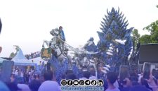 Foto. Grup Musik Tong-tong Angin Ribut Saat tampil di Gelaran MotoGP 2026 di Mandalika
