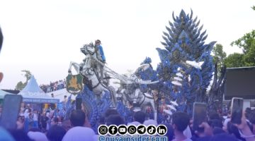 Foto. Grup Musik Tong-tong Angin Ribut Saat tampil di Gelaran MotoGP 2026 di Mandalika