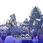 Foto. Grup Musik Tong-tong Angin Ribut Saat tampil di Gelaran MotoGP 2026 di Mandalika
