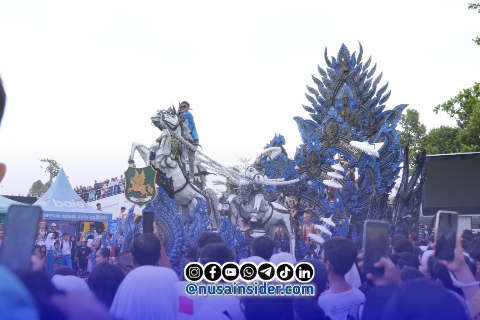 Foto. Grup Musik Tong-tong Angin Ribut Saat tampil di Gelaran MotoGP 2026 di Mandalika