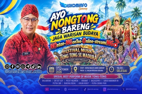 Foto. Flayer Ajakan Nongtong Bareng Diskominfo Sumenep