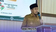 Foto. Bupati Sumenep Dr H Achmad Fauzi wongsojudo, SH., MH saat Kick-Off Gerakan Baca Waqi'ah 111.111 kali