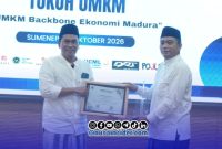 Foto. Anugerah Rokok UMKM Sumenep dalam kegiatan PWI Sumenep