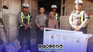 Foto. Penyerahan Bantuan Sosial Program Polisi Peduli Pengangguran