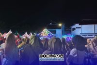 Foto. Kemeriahan pembukaan Media Expo 2026 di Sebelah Timur Lapangan GOR A Yani Sumenep