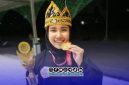 Foto. Awan Dania Dwi Putri, siswi SMA Negeri 2 Sumenep, juara pertama kategori seni tunggal remaja putri dalam ajang Trunodjoyo National Championship III 2026