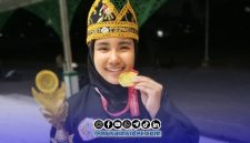 Foto. Awan Dania Dwi Putri, siswi SMA Negeri 2 Sumenep, juara pertama kategori seni tunggal remaja putri dalam ajang Trunodjoyo National Championship III 2026