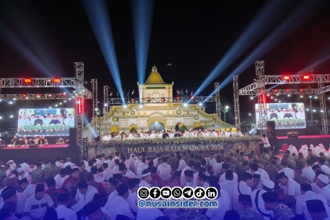 Foto. Kegiatan Haul Raja-raja dalam Momentum Hari jadi Sumenep di Halaman Masjid Jamik
